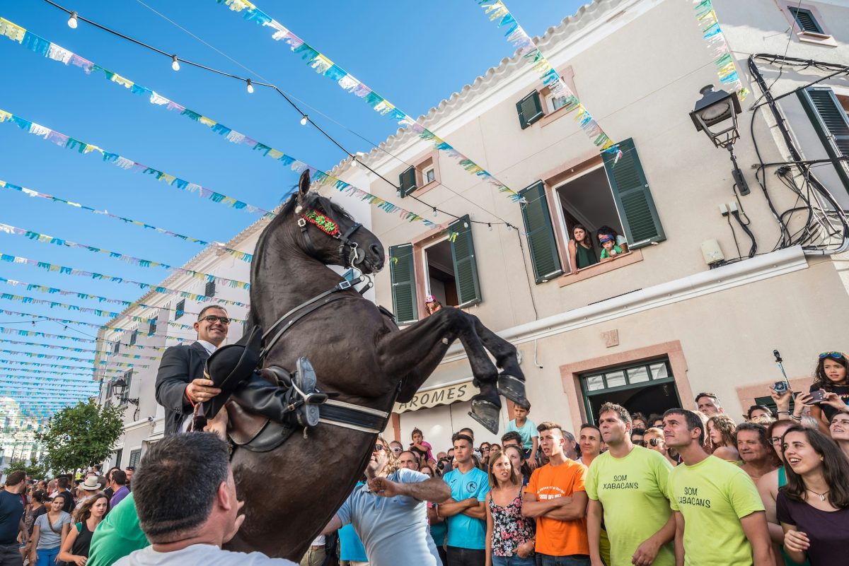 Fiestas patronales en Menorca